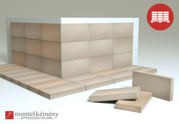 Refrasil samott tégla (P30) 250x123x30 mm – Komplett raklap (655 db) - Image 2